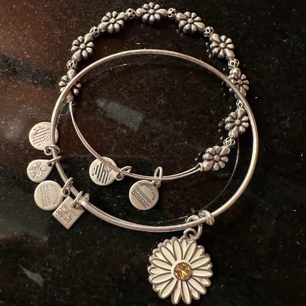 Alex and Ani daisy bracelets